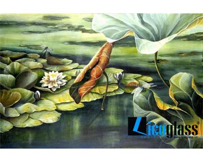 TRANH KÍNH NGHỆ THUẬT HOA SEN LCG31